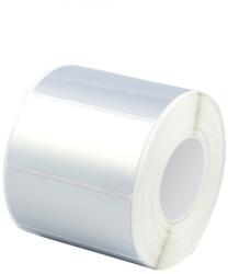 Öntapadós (polipropilén) címkék, 40x20mm, 1000db, a TTR esetében, ezüst, tekercs (ETRL-TTR-PP-S-40x20)