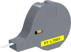 PT P700 L706Y, 6mm x 8m, sárga szalag (PT-L706Y)