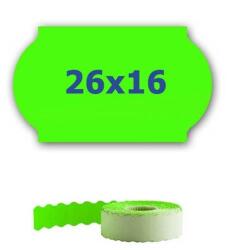 CDRmarket Árcímkék fogók címkézéséhez, 26mm x 16mm, 700db, zöld jelzés (ETRL-26x16-green)