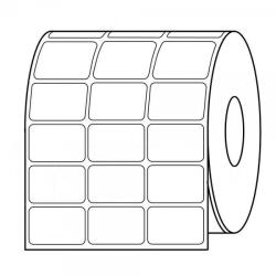 CDRmarket Öntapadós címkék 32x20 mm, háromsoros, 9000db, termo, tekercs (D032x020/9000)