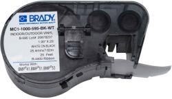 Brady MC1-1000-595-BK-WT / 131606, öntapadó szalag 25.40 mm x 7.62 m (MC1-1000-595-BK-WT)