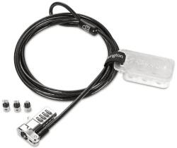 KENSINGTON K62316WW Universal 3 az 1-ben visszaállítható kombinációs laptopzár (K62316WW) - officedepot