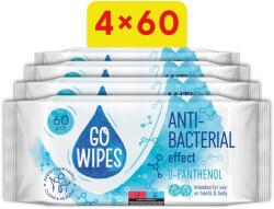 Go Wipes antibakteriális, 4× 60 darab (240 darab) (BABY23206s4)