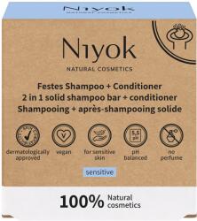 Niyok Șampon și balsam solid 2 în 1 Sensitive, 80 g