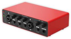  USB-C 3.0 2x2 Gen 3 CR audio interfész, GAS® - prémium mikrofon előerősítő, 48 V fantomtáp, 24 bit/192 kHz High Fidelity felvétel, XLR/MIC/LINE bemenetek, Plug & Play - illesztőprogram nélkül