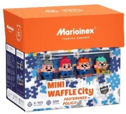 Marioinex Marioinex, Mini Waffle, City, Postul de politie, set de constructie, 280 piese