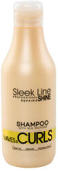Sleek Line Sampon pentru par cret sau ondulat Waves & Curls, 300ml, Sleek Line