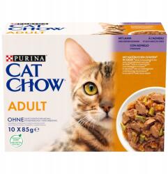 Cat Chow Bárányhús, zöldbab nedves macskaeledel 10x85