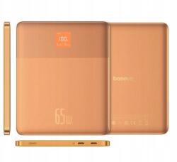 Baseus Powerbank Baseus Blade 2 12000 mAh 65W 2x Usb-c Led Narancssárga (P10063801733-00)