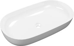 Excellent Jima mosdótál 71x41 cm ovális mosdótálak fehér CEAC. 2001.710. WH (CEAC2001710WH)
