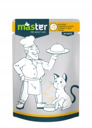 MASTER nedves macskaeledel csirkével 80g Teljes értékű tasak