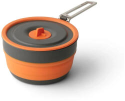 Sea to Summit Frontier UL Collapsible Pot 1L fazék szürke/narancssárga