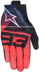 Alpinestars Reef V2 MM93 kollekció motoros kesztyű fluo piros-kék-fehér