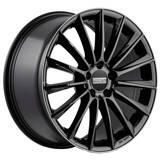 FONDMETAL AIDON Fényes fekete Machined LIP 5/112 18x8 ET48 66, 5 - nyarigumi