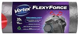 Vortex Flexy Steel с Връзки 35 л, торби за отпадъци, 15бр (4823071662696)
