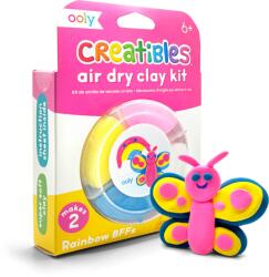 OOLY Plastilina cu uscare la aer - Rainbow, Creatibles, set DIY 4 culori (161-127) - ookee