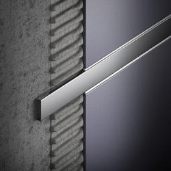 Celox OX Dekorcsík 20x6x2500 fekete polírozott inox bordür Csempeburkolatba, padlóba építhető dekorcsík