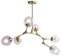 Step into Design Függeszték Arany MODERN ORCHID STEP INTO DESIGN ST-1232-6-gold-transparent (ST-1232-6-gold-transparent)