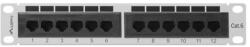 Lanberg Patch panel 12 port 1U 10" CAT. 6 szürke (PPU6-9012-S) - bbmarket