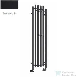 Radeco TUBO 4K KOLOR 1200x455 design radiátor, MERKURY 8 (selyemfényű fekete) színben (Radeco_TUBO_4K_KOLOR_MERKURY8)