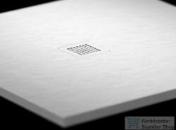 RAVAK Slate Pro zuhanytálca 80x80matt fehér XA034431010 (XA034431010)