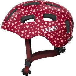 ABUS kerékpáros gyerek sisak Youn-I 2.0, In-Mold, cherry heart, S (48-54 cm)