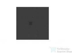 RAVAK Slate Pro zuhanytálca 80x80 matt fekete XA034433010 (XA034433010) - furdoszoba-szaniter