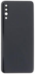 Samsung A705 Galaxy A70 akkufedél (hátlap) kamera lencsével és ragasztóval, fekete (OEM)