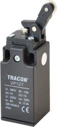 TRACON Helyzetkapcsoló, nyomógörgős, 1xNO+1xNC, 6A/230V AC-15, 0, 3A/250V DC-13, IP65 (VP127) (VP127)
