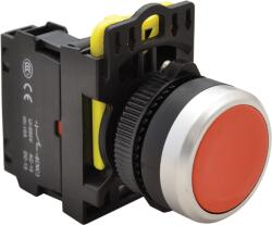 Tracon Egyszerű nyomókapcsoló, piros, 1×NC, 5A/230V AC-15, IP65 (NYK3-R) (NYK3-R)