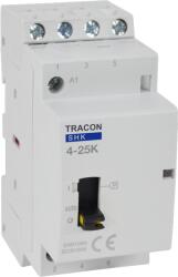 Tracon Installációs kontaktor, 230V AC, 50Hz, 2 Mod, 4×NO, AC1/AC7a, 25A (SHK4-25K) (SHK4-25K)