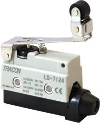 TRACON Helyzetkapcsoló, rugószáras-csuklógörgő, 1xCO, 2A/230V AC-15, 0, 3A/250V DC-13, 65mm, IP40 (LS7124) (LS7124)