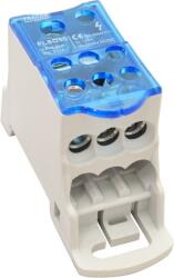 Tracon Fővezetéki leágazó sorkapocs nyitható fedéllel, 1×50(35)mm2 / 6×25(16)mm2, 1000VAC/DC, 125A (FLSO50) (FLSO50)