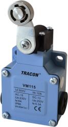 TRACON Helyzetkapcsoló, lengőkar-görgő fémházas, 1xNO+1xNC, 6A/230V AC-15, 0, 3A/250V DC-13, IP66 (VM115) (VM115)