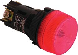 Tracon Jelzőlámpa, műanyag testű, piros, 0, 4A/400V AC, d=22mm, IP42, NYGI230 (NYGEV454P) (NYGEV454P)