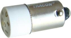 Tracon LED-es jelzőizzó, fehér, 230V AC/DC, Ba9s (NYGL-ACDC230W) (ACDC230W)
