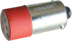 Tracon LED-es jelzőizzó, piros, 24V AC/DC, Ba9s (NYGL-ACDC24R) (ACDC24R)