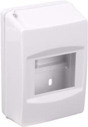 Tracon Falon kívüli elosztódoboz, ajtó nélkül, zárópecsételhető, 1×4 modul, IP40, (H×W×D=150×84×68mm) (EDFK-4/1ANP) (4/1ANP)