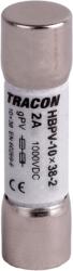 TRACON Hengeres biztosító PV, gPV, 3A, 1000VDC, 10kA, 10x38 (HBPV-10X38-3) (10X38-3)