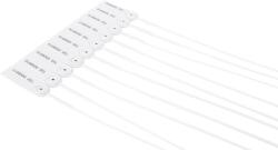 Tracon Jelölő plomba (20db), PP; steel lock; L=330mm (JPL220) (JPL220)