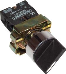 Tracon Tokozott karos kapcsoló, fémalap, kétállású, 1×NC+1×NO, 3A/230V AC, IP44 (KBD25STT) (KBD25STT)
