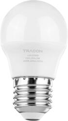 TRACON Gömb burájú LED fényforrás SAMSUNG chippel, 230V, 50Hz, 5W, 4000K, E27, 450lm, 180°, G45, SAMSUNG chip, EEI=F (LGS455NW) (LGS455NW)