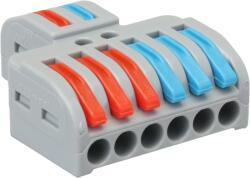 Tracon Többpólusú csavar nélküli vezetékösszekötő, nyitható, 0, 5-4mm2, 32A, 400VAC 2P (OVO2P26) (OVO2P26)