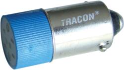 Tracon LED-es jelzőizzó, kék, 230V AC/DC, Ba9s (NYGL-ACDC230B) (ACDC230B)