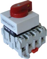 TRACON Sorolható lakatolható szakaszoló kapcsoló, 400V, 50Hz, 20A, 4P, 5, 5kW, 55, 5x55, 5mm (TSM-20/4) (TSM-20/4)
