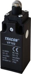 TRACON Helyzetkapcsoló, görgős, 1xNO+1xNC, 6A/230V AC-15, 0, 3A/250V DC-13, IP65 (VP102) (VP102)