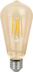 TRACON COG LED fényforrás, arany, 230 VAC, E27, 8W, 800 lm, ST64, 2500K, EEI=F (FILGST648W) (FILGST648W)