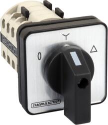 TRACON Közvetlen Y-D motorkapcsoló, 400V, 50Hz, 125A, 30kW, 88x88mm (TKM-12/C) (TKM-12/C)