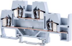 Tracon Emeletes ipari sorozatkapocs, rugós, sínre, szürke, 500V 26A 0.08-4 mm2 4P (TSKC4E) (TSKC4E)