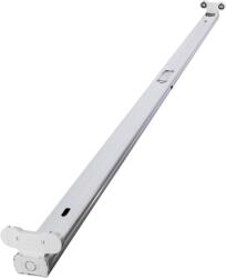 TRACON Nyitott lámpatest T8 LED világító csövekhez, 230 VAC, max. 2x9 W, 600 mm, 2xG13 (ELV209) (ELV209)